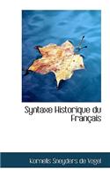 Syntaxe Historique Du Francais