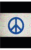 Peace in Light 2 Journal: 200 Page (100 Sheets) 6 x 9 Lined Journal (Diary, Notebook) With Original Peace Sign Artwork Cover by Spotter