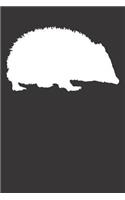 Notebook 6x9 120 Pages: College Ruled Hedgehog