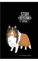Pet Memory Book: Life With My Dog - A Joint Adventure Diary - Sheltie-Collie on Cover