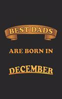 Best Dads Are Born In December: Notizbuch Geschenk-Idee für Väter - Karo - A5 - 120 Seiten