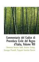 Commentario del Codice Di Procedura Civile del Regno D'Italia, Volume VIII