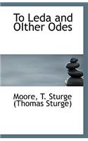 To Leda and Oither Odes