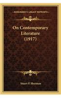On Contemporary Literature (1917)