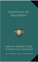 Essentials of Argument