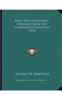 Note On Caoutchouc Obtained From The Chavannesia Esculenta (1874)