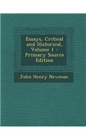 Essays, Critical and Historical, Volume 1
