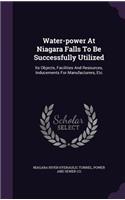 Water-Power at Niagara Falls to Be Successfully Utilized
