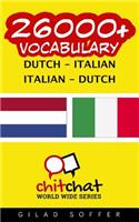 26000+ Dutch - Italian Italian - Dutch Vocabulary