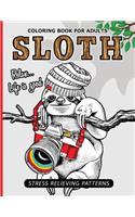 Sloth Coloring Book for Adults