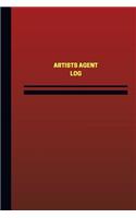 Artists Agent Log (Logbook, Journal - 124 pages, 6 x 9 inches)