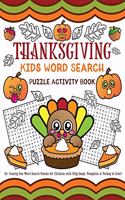 Thanksgiving Kids Word Search