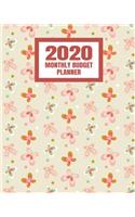 2020 Monthly Budget Planner: Weekly Budget Bill Planner Organizer Expense Tracker Notebook - Retro Butterflies Butterfly