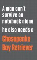 A man can't survive on notebook alone he also needs a Chesapeake Bay Retriever