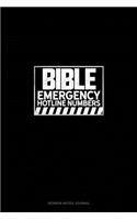 Bible Emergency Hotline Numbers: Sermon Notes Journal(120 Sermon Notes Journal)