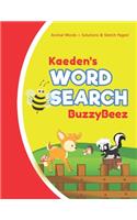 Kaeden's Word Search: Animal Creativity Activity & Fun for Creative Kids - Solve a Zoo Safari Farm Sea Life Wordsearch Puzzle Book + Draw & Sketch Sketchbook Paper Drawin