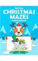 My First Christmas Mazes Coloring Book