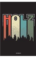 Holz - Notizbuch