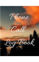 Phone Call Log Book