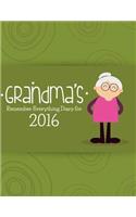 Grandma's Remember Everything Diary 2016