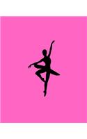 Ballet Composition Notebook: Wide Ruled Notebook Lined School Journal - 110 Pages - 7.5 x 9.25" - Children Kids Girls Boys Teens Women Wide Ruled School Composition Books