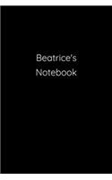 Beatrice's Notebook: Notebook / Journal / Diary - 6 x 9 inches (15,24 x 22,86 cm), 150 pages.