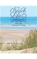 Beach Life 2 Year Monthly Planner
