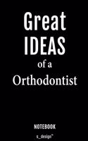 Notebook for Orthodontists / Orthodontist: awesome handy Note Book [120 blank lined ruled pages]