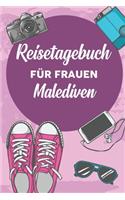 Reisetagebuch für Frauen Malediven: 6x9 Reise Journal I Notizbuch mit Checklisten zum Ausfüllen I Perfektes Geschenk für den Trip nach Malediven für jeden Reisenden