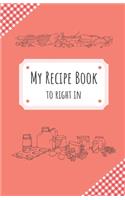 My Recipe Book To Write In