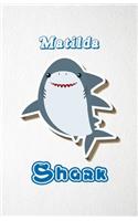 Matilda Shark A5 Lined Notebook 110 Pages