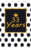 33 years