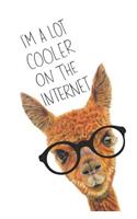 I'm a Lot Cooler on the Internet: Social Awkward Writing Journal