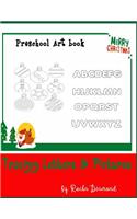 Preschool Art Book Tracing Letters & Pictures
