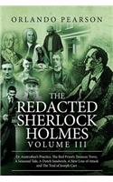 Redacted Sherlock Holmes (Volume III)