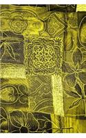 Quilted Pattern Quilt Yellow Journal: Take Notes, Write Down Memories in this 150 Page Lined Journal