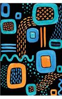 Journal Notebook Colorful Abstract Pattern 1