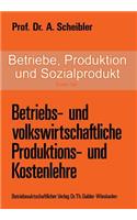 Betriebe, Produktion und Sozialprodukt