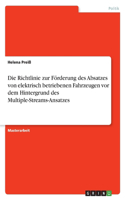 Richtlinie zur Förderung des Absatzes von elektrisch betriebenen Fahrzeugen vor dem Hintergrund des Multiple-Streams-Ansatzes