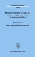 Studien Im Romischen Recht