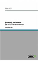 Pragmatik als Teil von Sprachleistungsmessungen