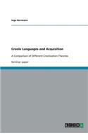 Creole Languages and Acquisition