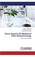 Some Aspects of Medicinal Plant Biotechnology
