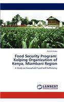 Food Security Program: Kolping Organization of Kenya, Miambani Region