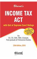 Income Tax Act with Gist of Supreme Court Rulings Pocket Size