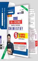 CBSE Class 12 Chemistry Hi-Score Sample paper with 9+1 Most Probable SQPs, Board-style Question and Answer Booklets for 2025 Board Exams by Bharat Panchal (2024-25)