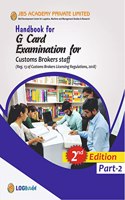 Handbook for G Card Examination for Customs Brokers staff (Part 1)