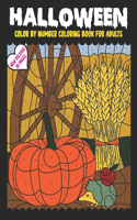 Halloween Color By Number Coloring Book for Adults