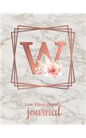 Low Vision Paper Journal