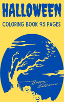 Halloween Coloring Book: 95 Pages